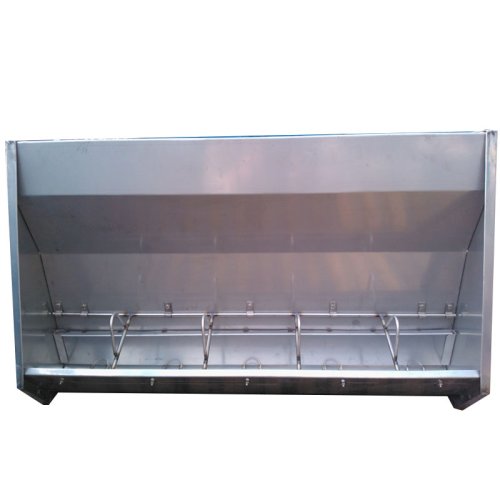 Double-side stainless steel trough